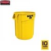 Kontener BRUTE®  75,7L 2620-00 Yellow okrągły z kanałami